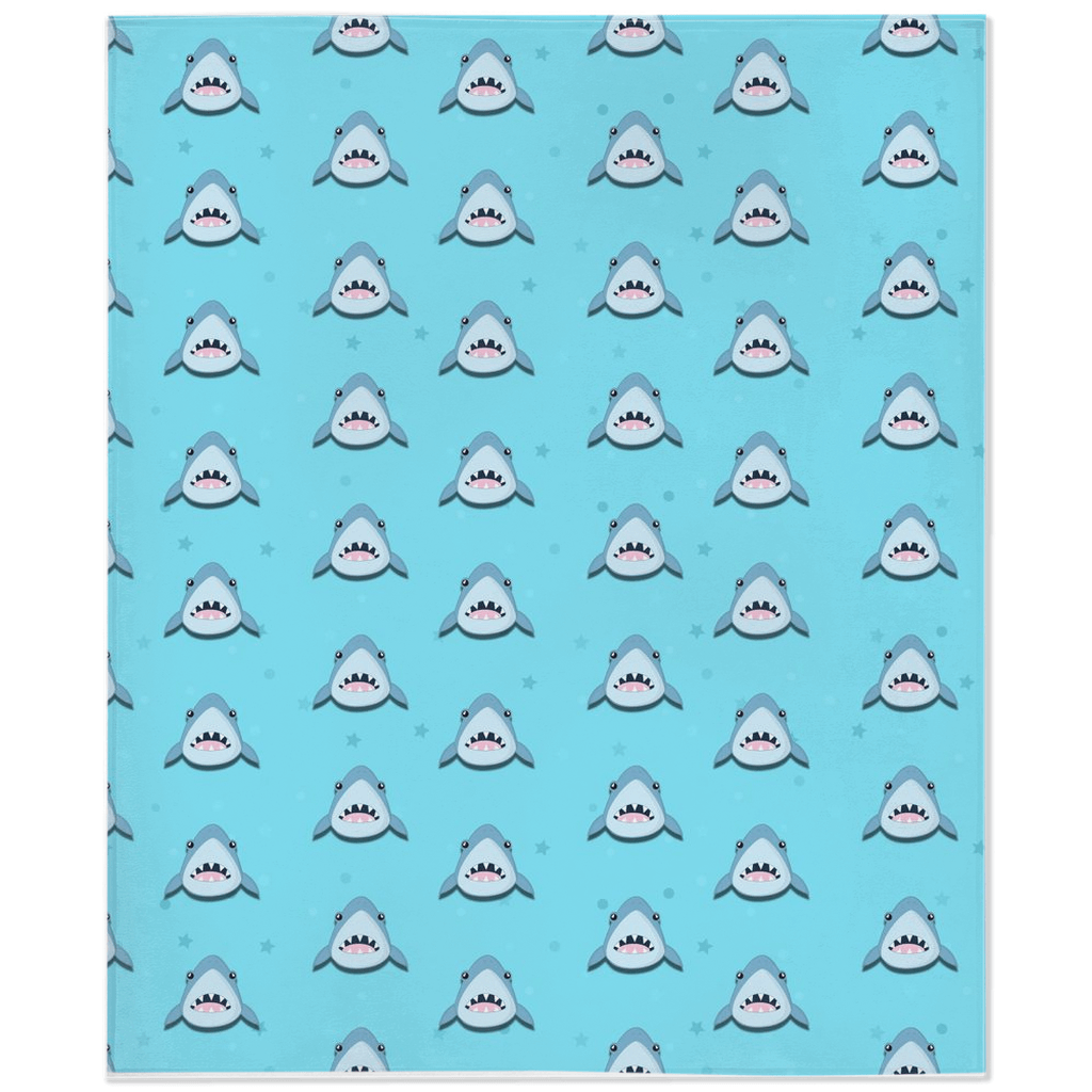 Sharks Minky Blankets - We Love Your Gift