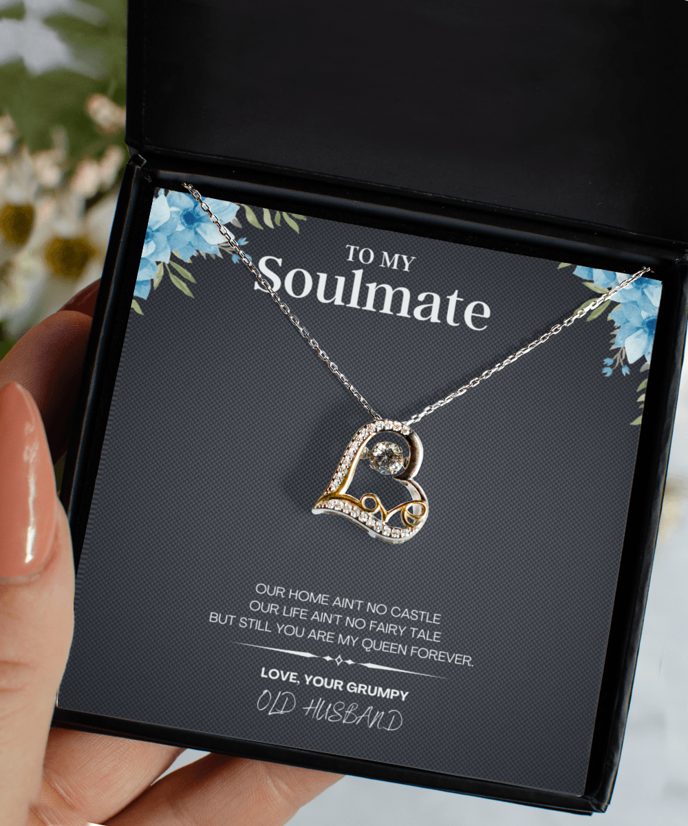 Soulmate Necklace Jewelry Gift Idea with Message Card - We Love Your Gift