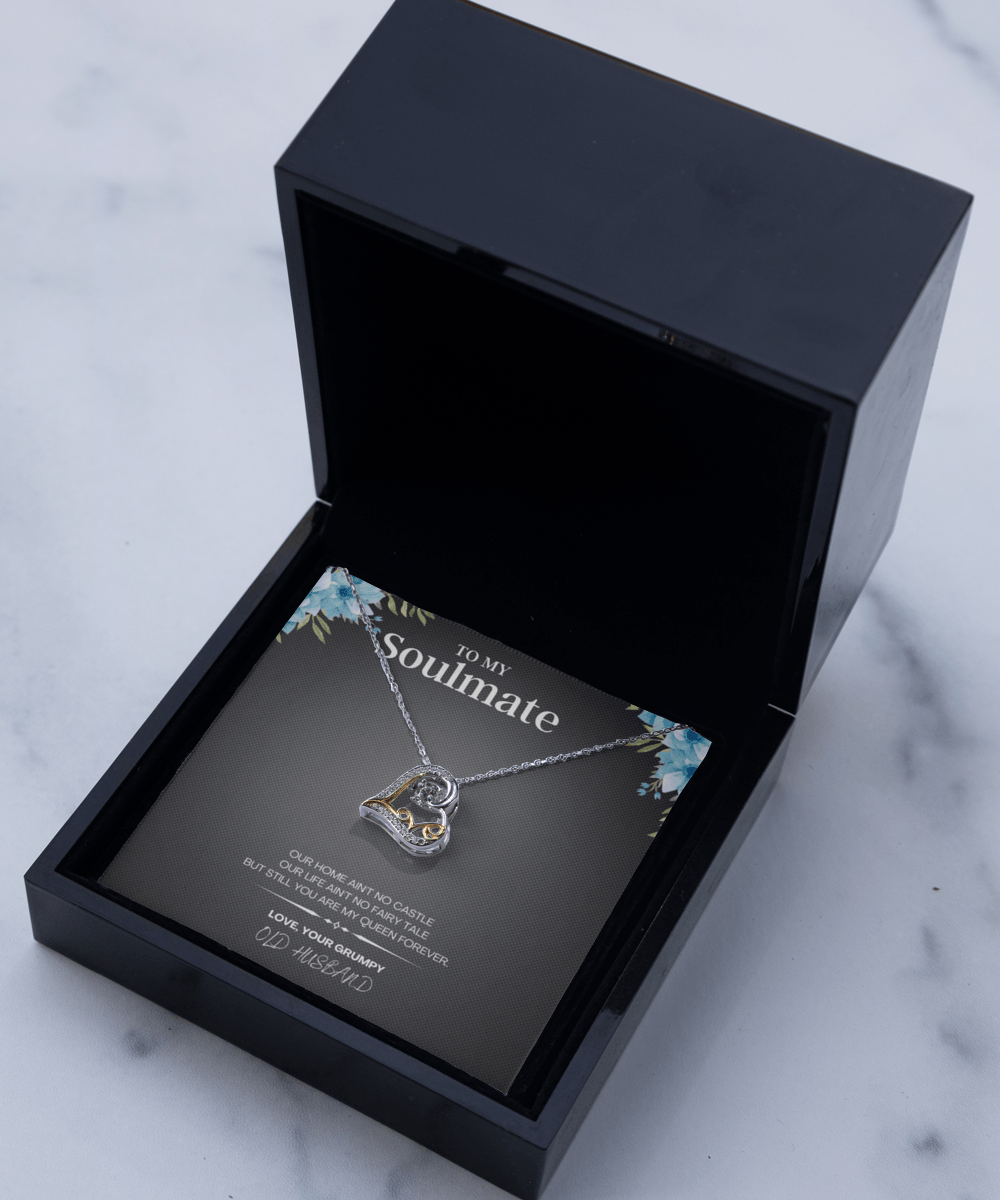 Soulmate Necklace Jewelry Gift Idea with Message Card - We Love Your Gift