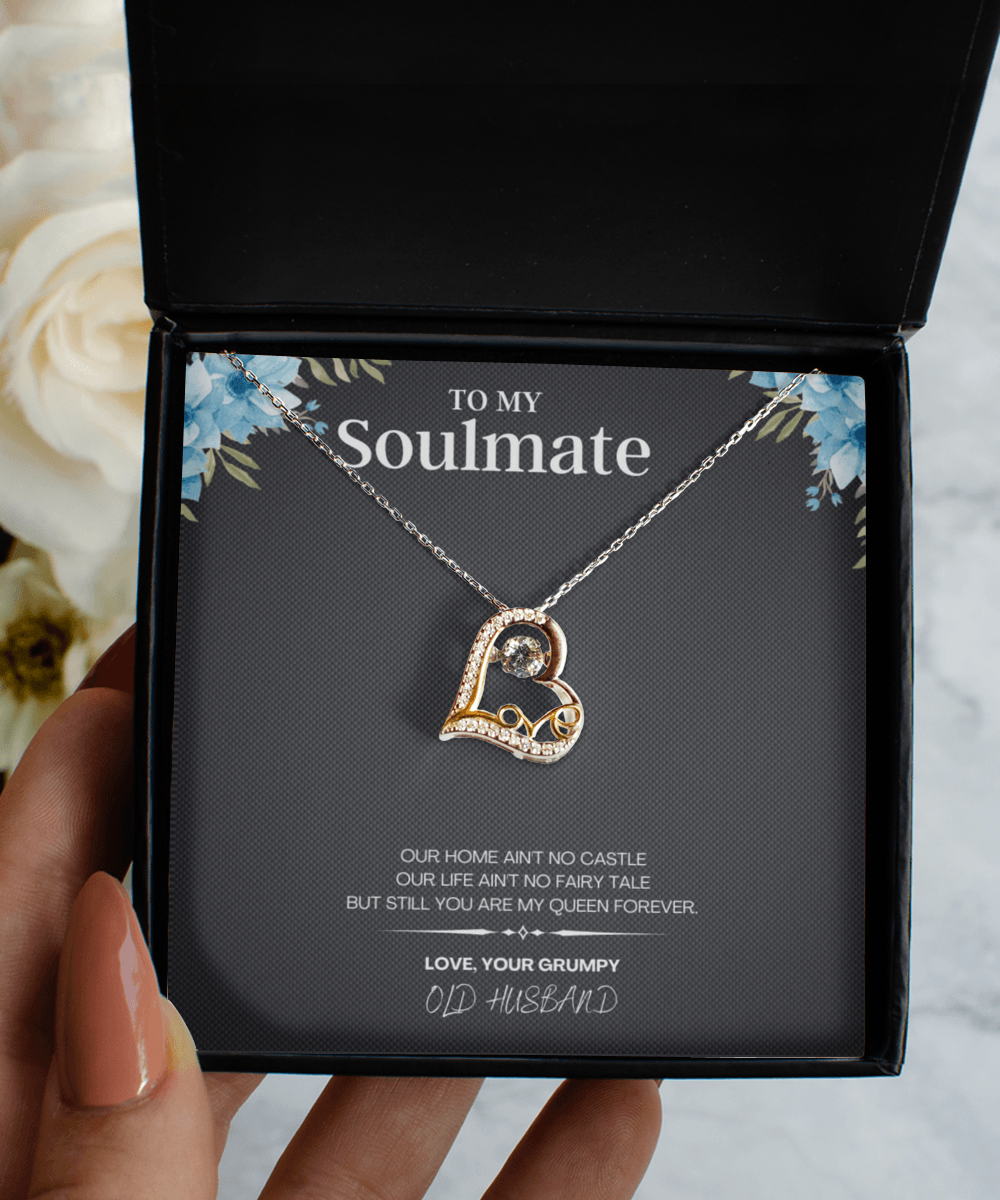 Soulmate Necklace Jewelry Gift Idea with Message Card - We Love Your Gift