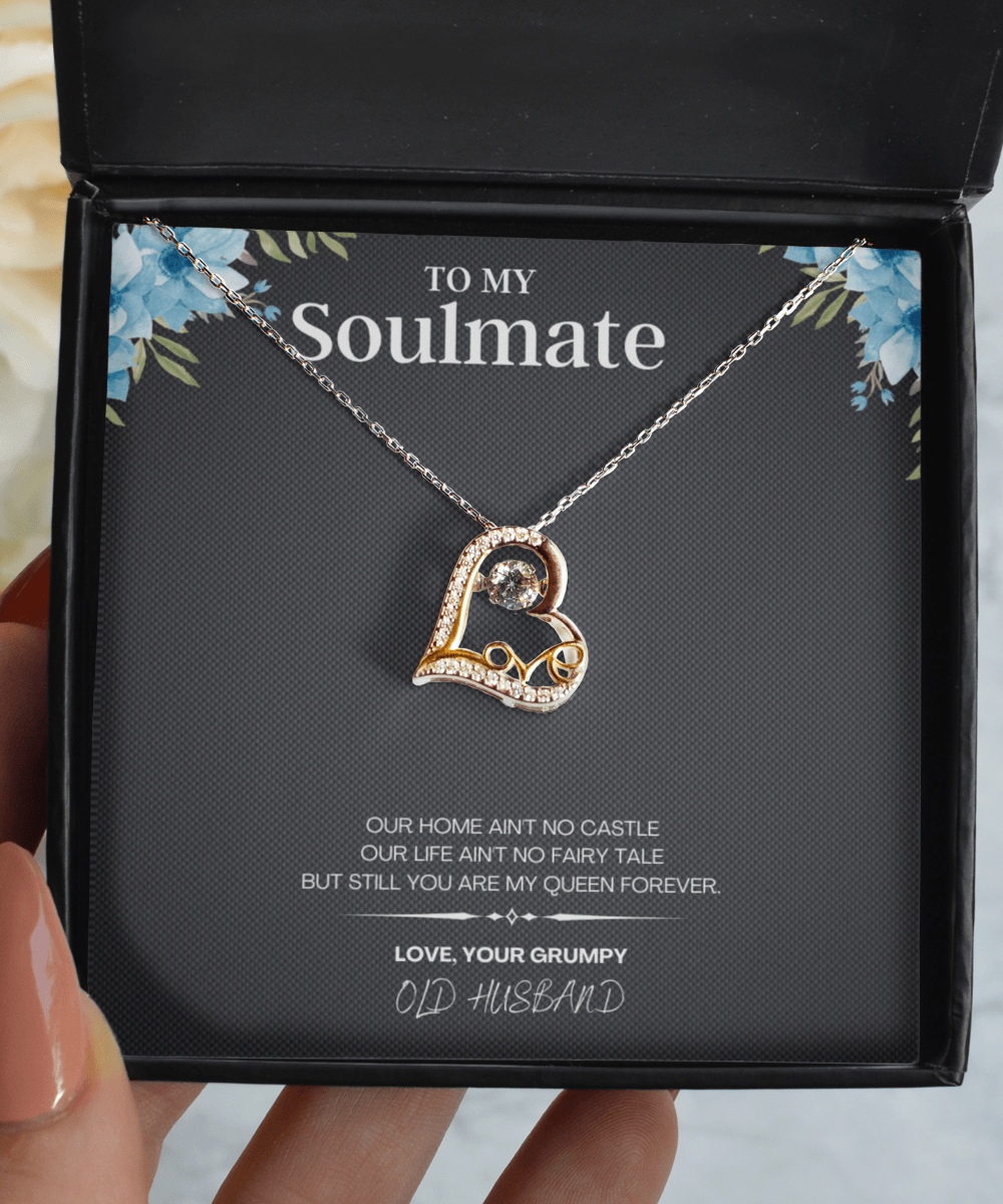 Soulmate Necklace Jewelry Gift Idea with Message Card - We Love Your Gift