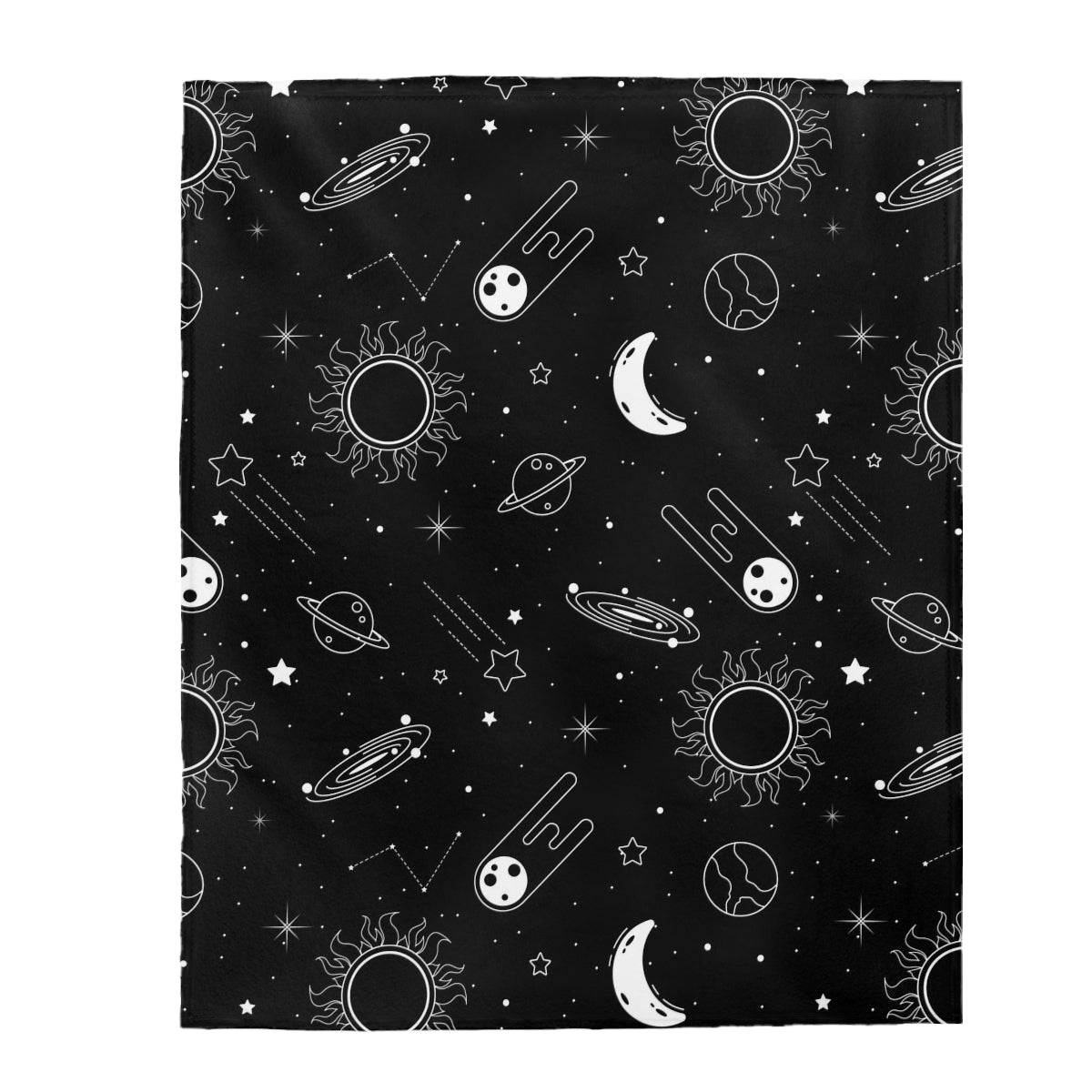 Space Velveteen Plush Blanket - Super Soft, Warm & Cozy - We Love Your Gift