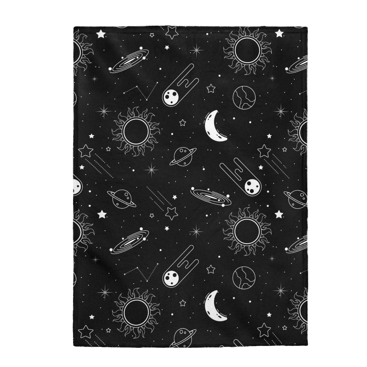 Space Velveteen Plush Blanket - Super Soft, Warm & Cozy - We Love Your Gift