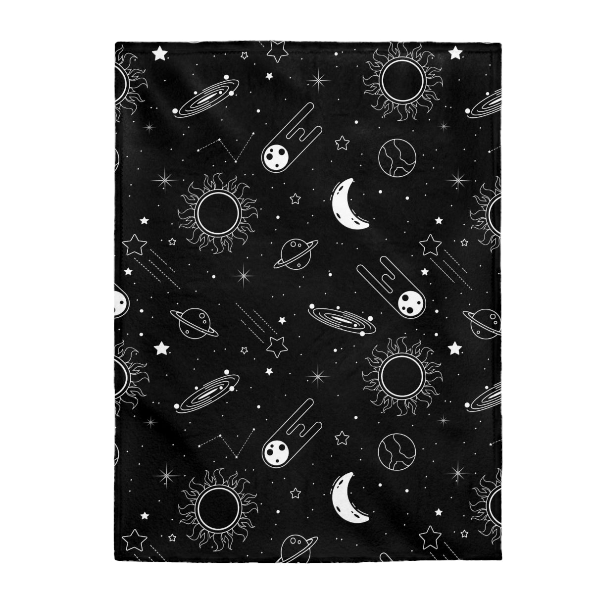 Space Velveteen Plush Blanket - Super Soft, Warm & Cozy - We Love Your Gift