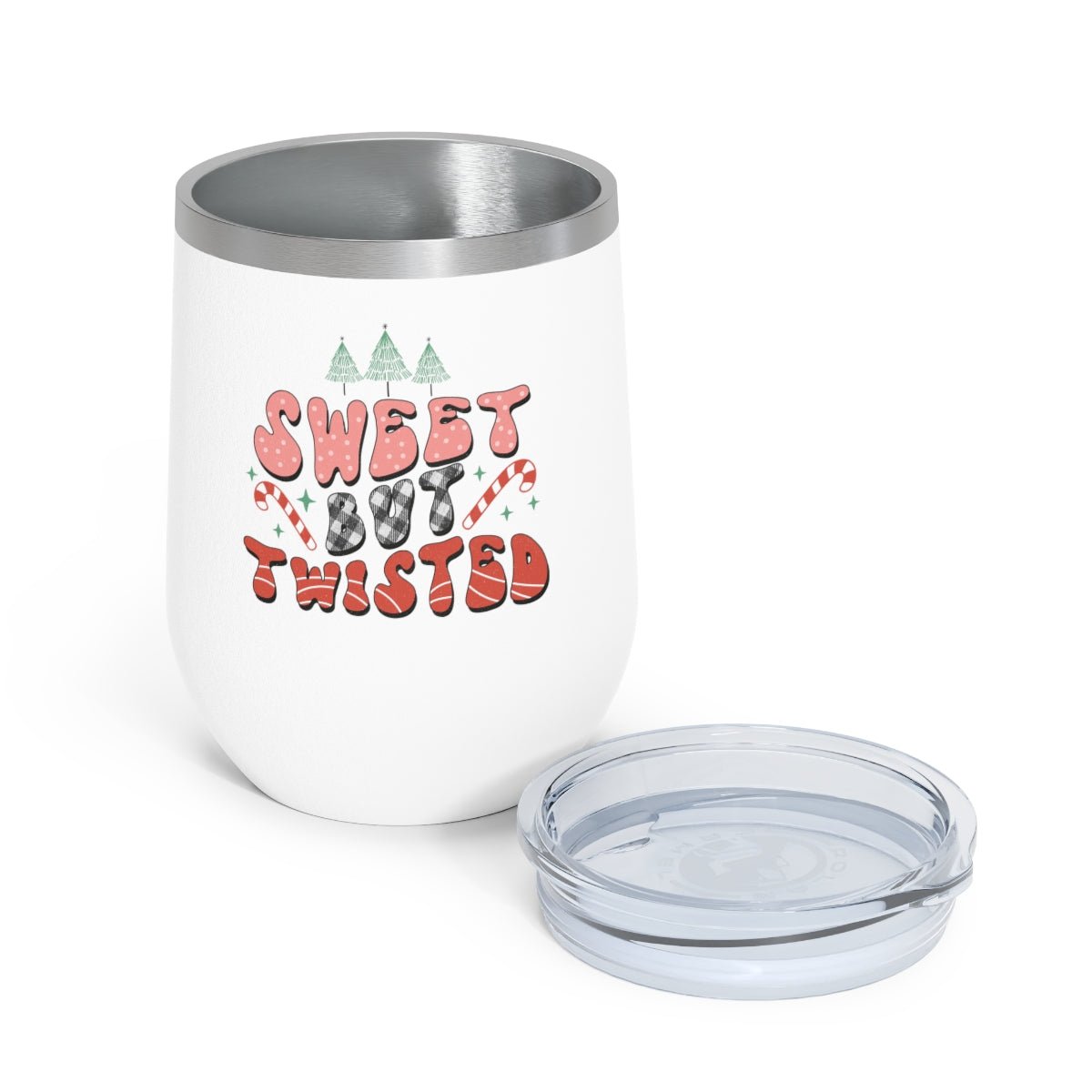 Sweet but Twisted - Holiday 12oz Insulated Wine Tumbler - We Love Your Gift