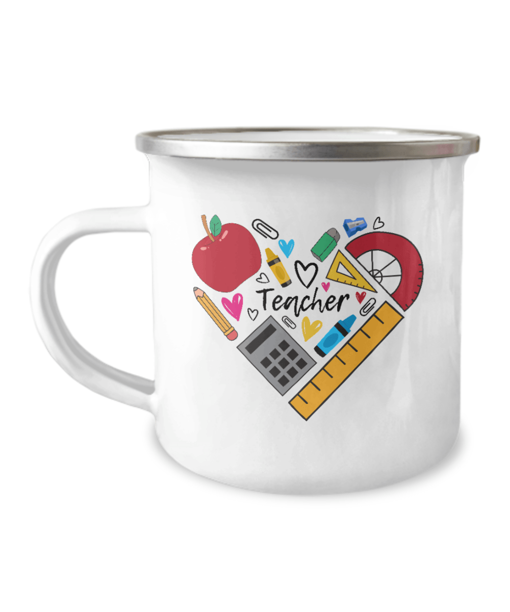 Teacher Heart Coffee Mug - We Love Your Gift