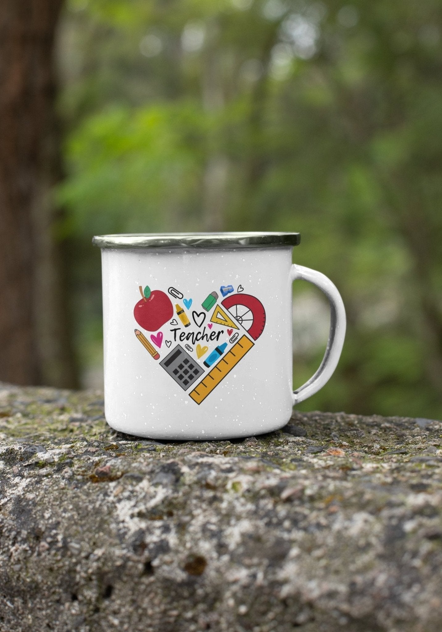 Teacher Heart Coffee Mug - We Love Your Gift