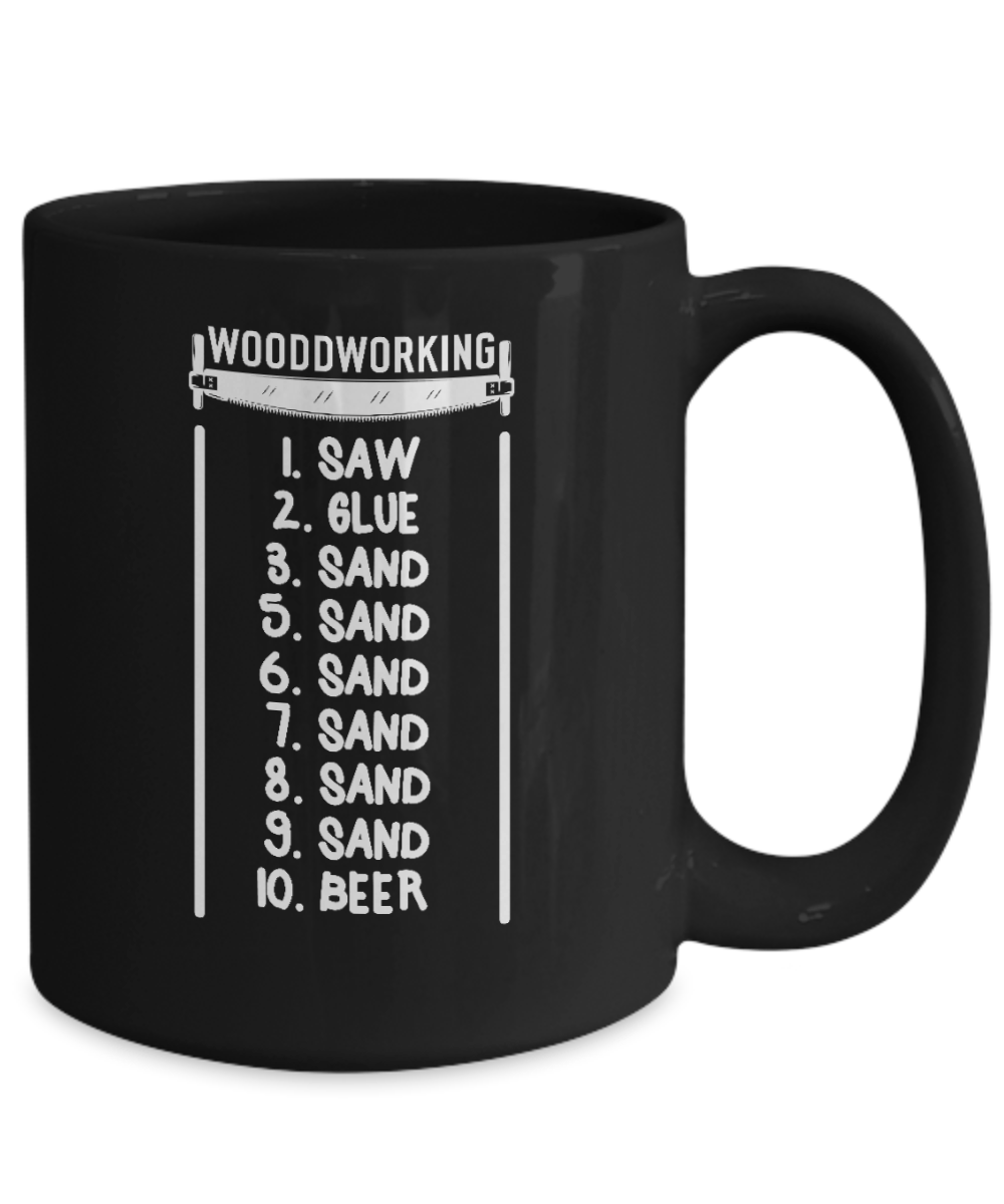 Ten Steps to Woodworking - Saw, Glue, Sand, and Beer Mug - We Love Your Gift