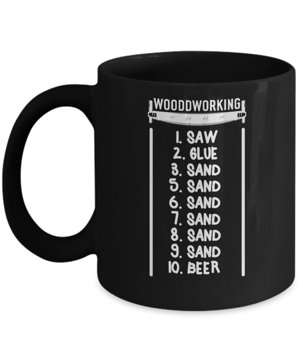 Ten Steps to Woodworking - Saw, Glue, Sand, and Beer Mug - We Love Your Gift