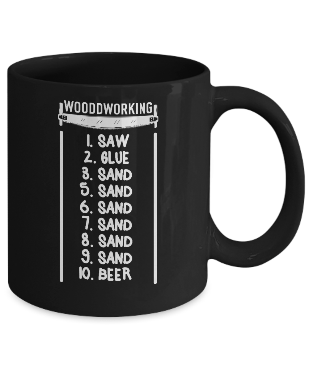 Ten Steps to Woodworking - Saw, Glue, Sand, and Beer Mug - We Love Your Gift