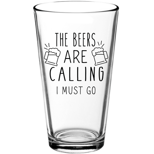 Brass Tone Pint Size Beer Glasses, Set of 4 – MyGift