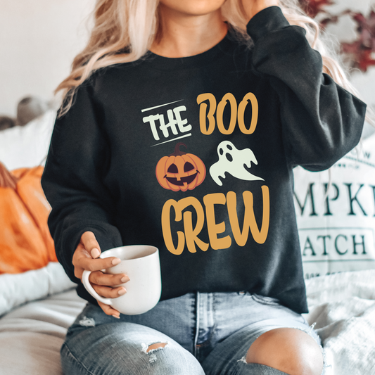 The BOO Crew Sweatshirt Print for Fall