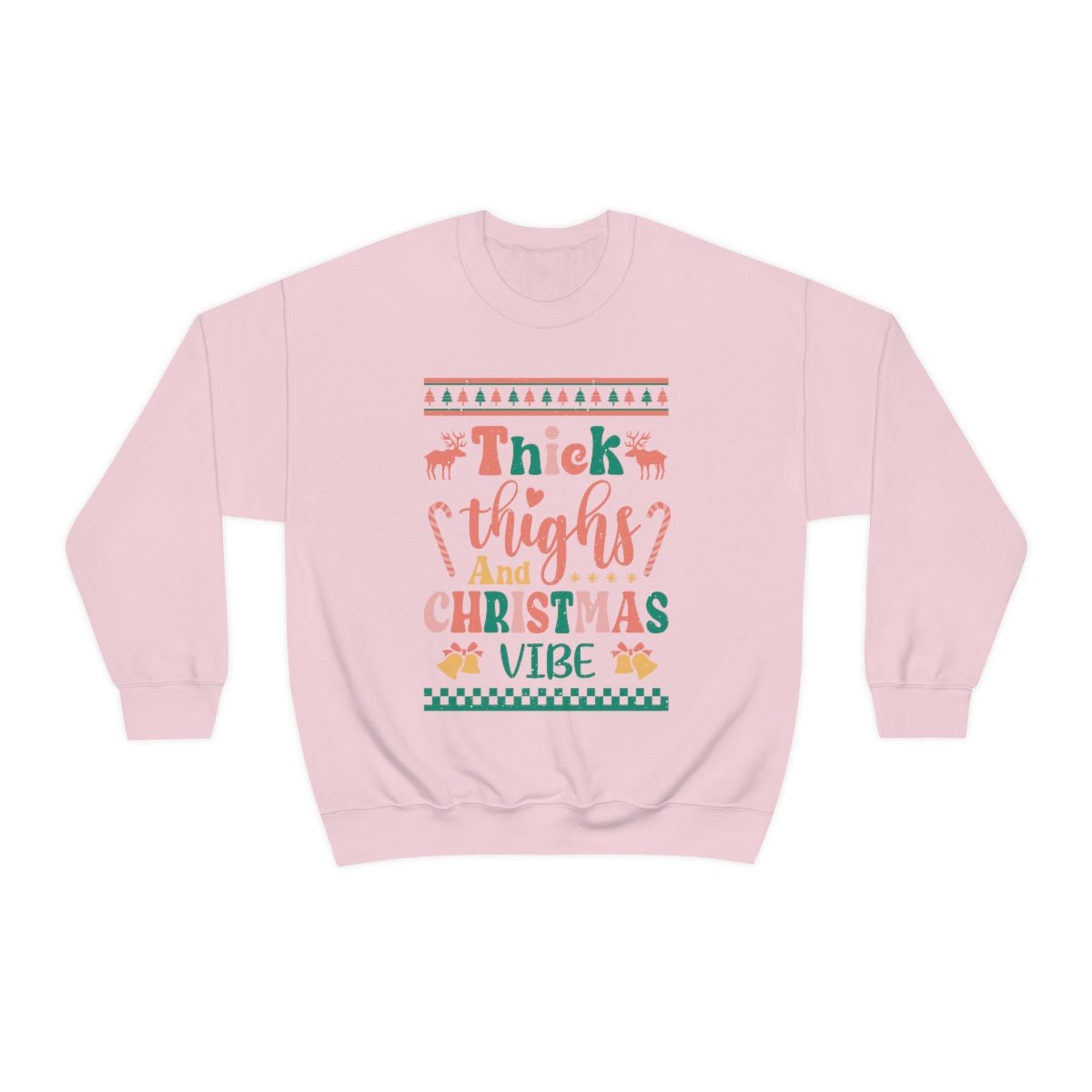 Thick Thighs & Christmas Vibe Ugly Christmas Sweater - We Love Your Gift