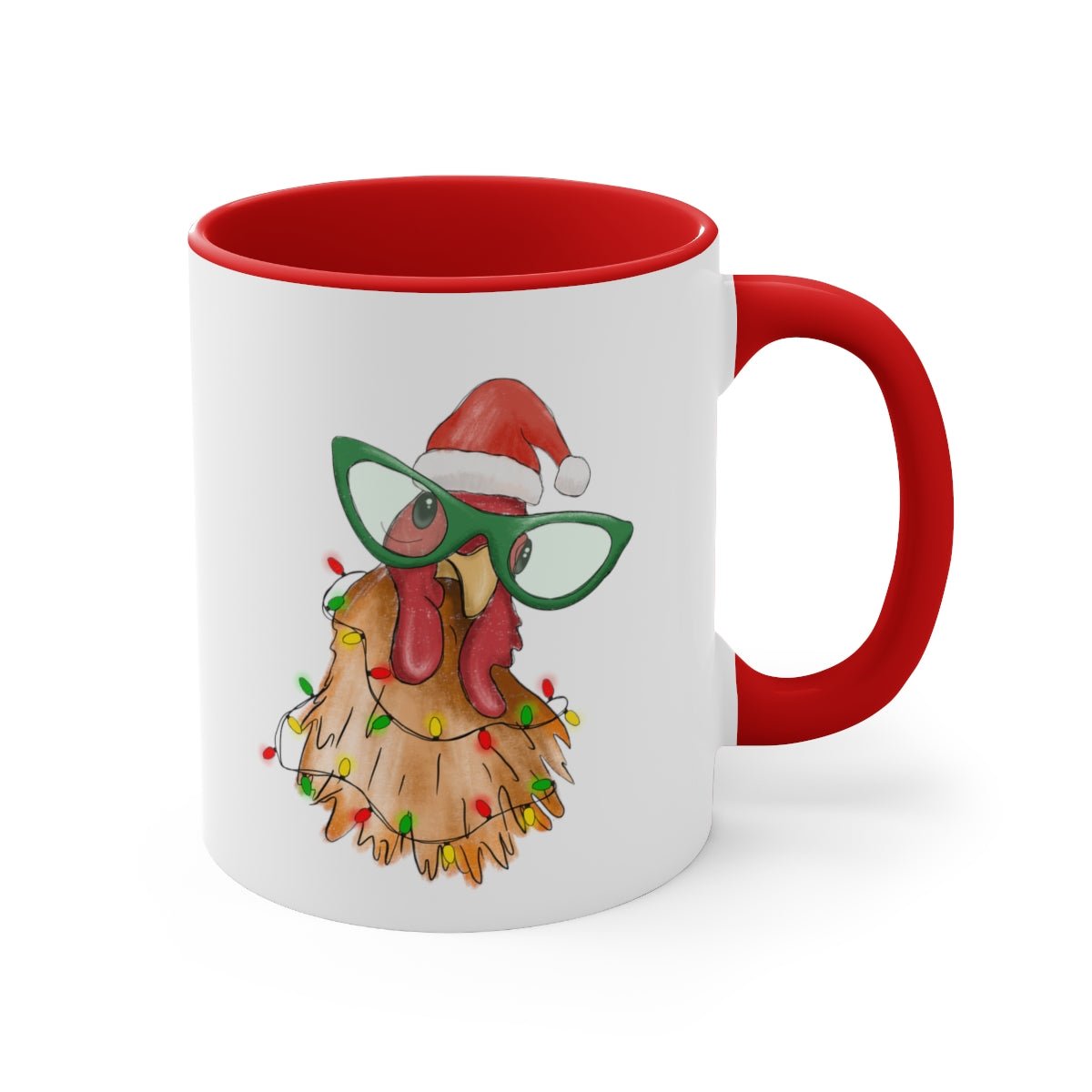 Turkey Tree - Color Handled Funny Mug - We Love Your Gift