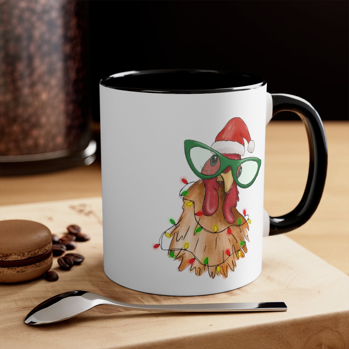 Turkey Tree - Color Handled Funny Mug - We Love Your Gift