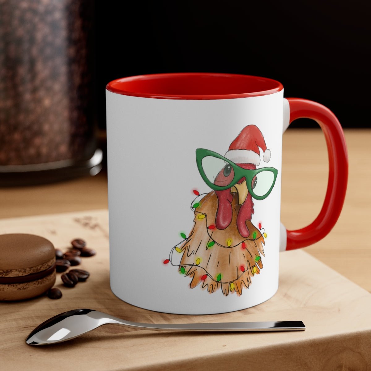 Turkey Tree - Color Handled Funny Mug - We Love Your Gift