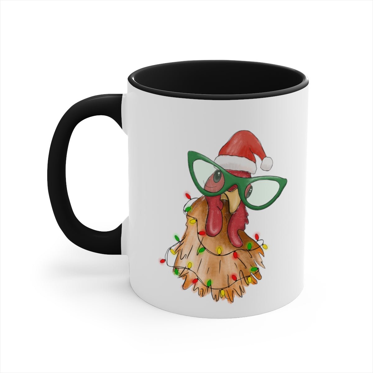 Turkey Tree - Color Handled Funny Mug - We Love Your Gift