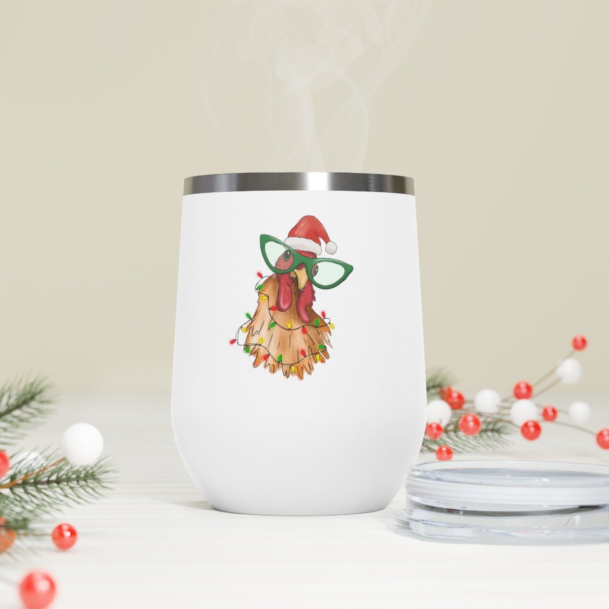 Turkey Tree - Holiday 12oz Insulated Wine Tumbler - We Love Your Gift