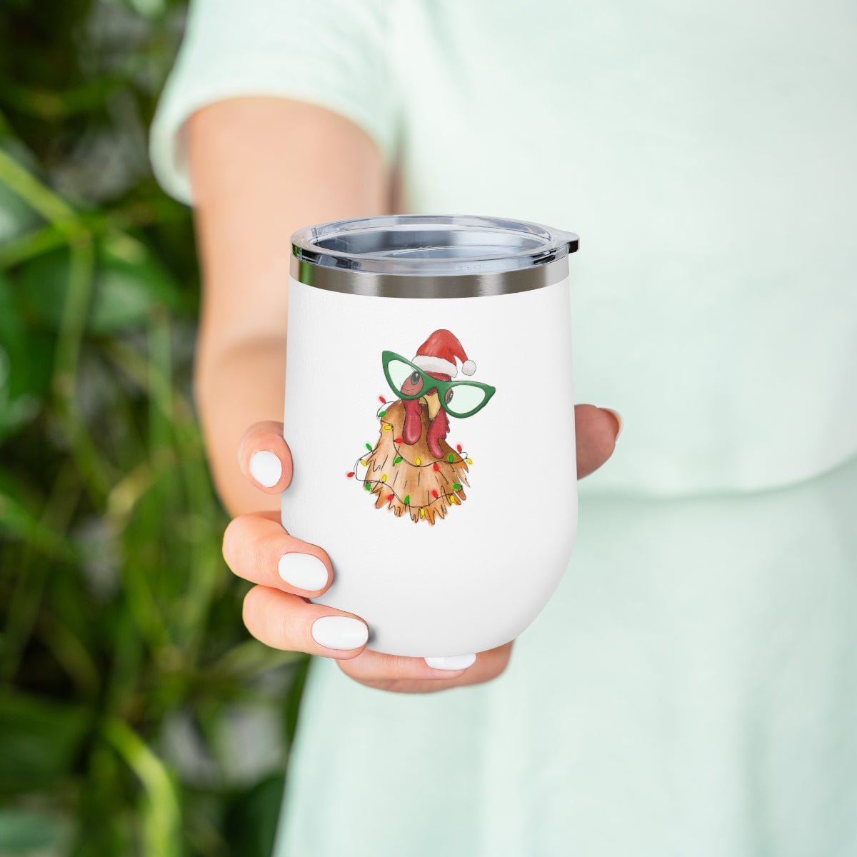 Turkey Tree - Holiday 12oz Insulated Wine Tumbler - We Love Your Gift