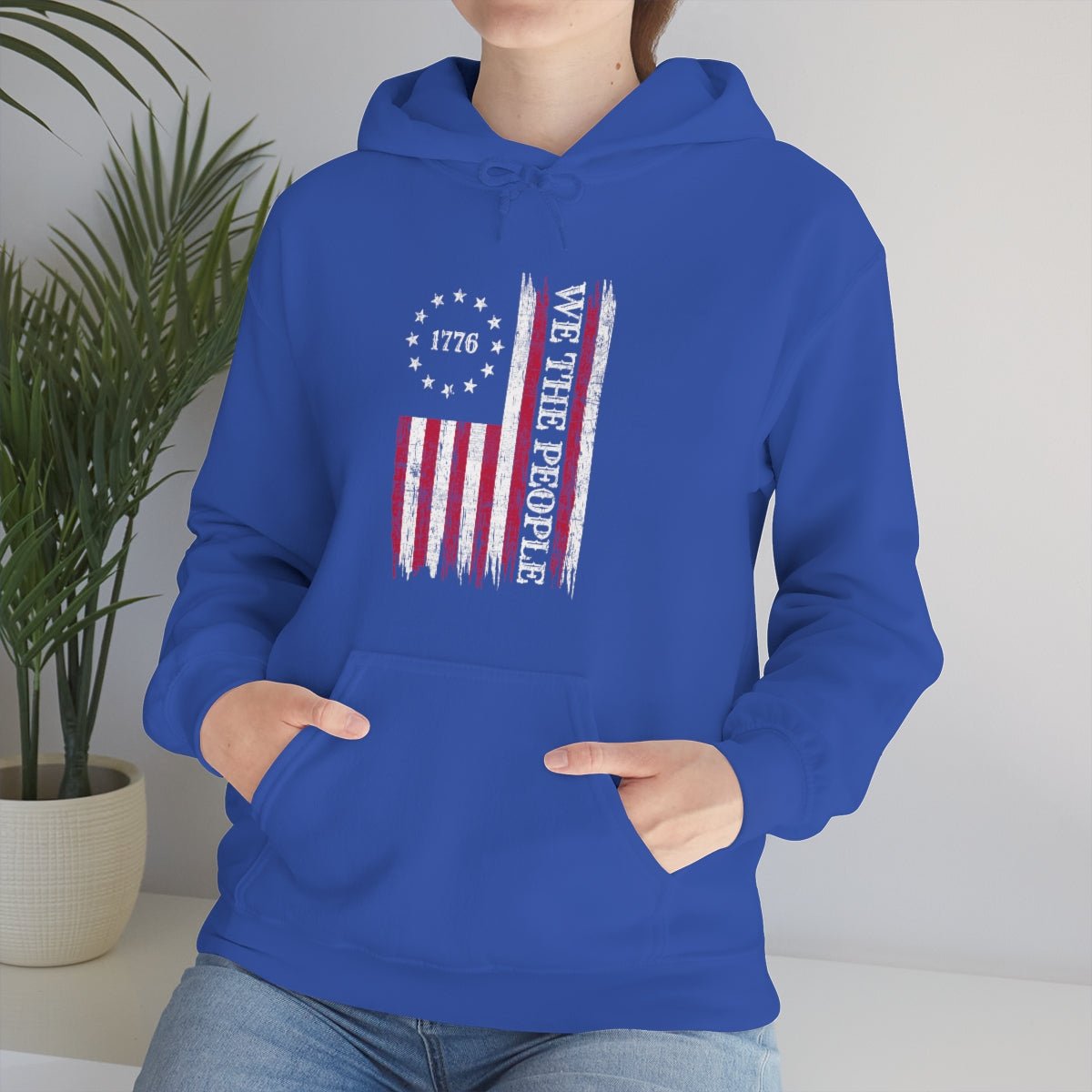 We the People Patriotic 4th of July Independence Day Flag Hoodie - We Love Your Gift