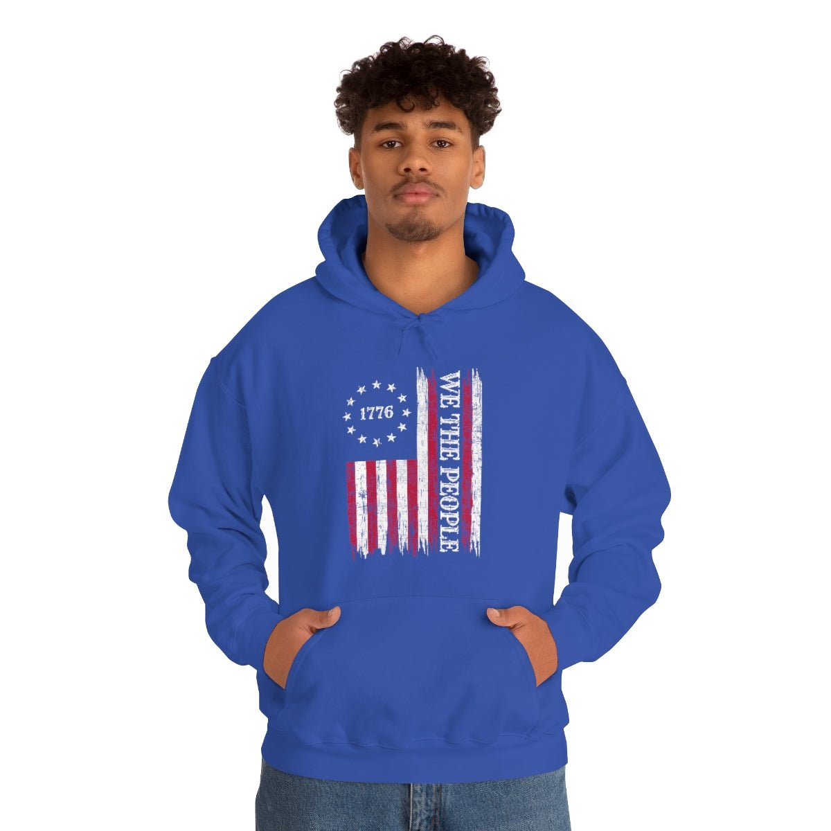 We the People Patriotic 4th of July Independence Day Flag Hoodie - We Love Your Gift