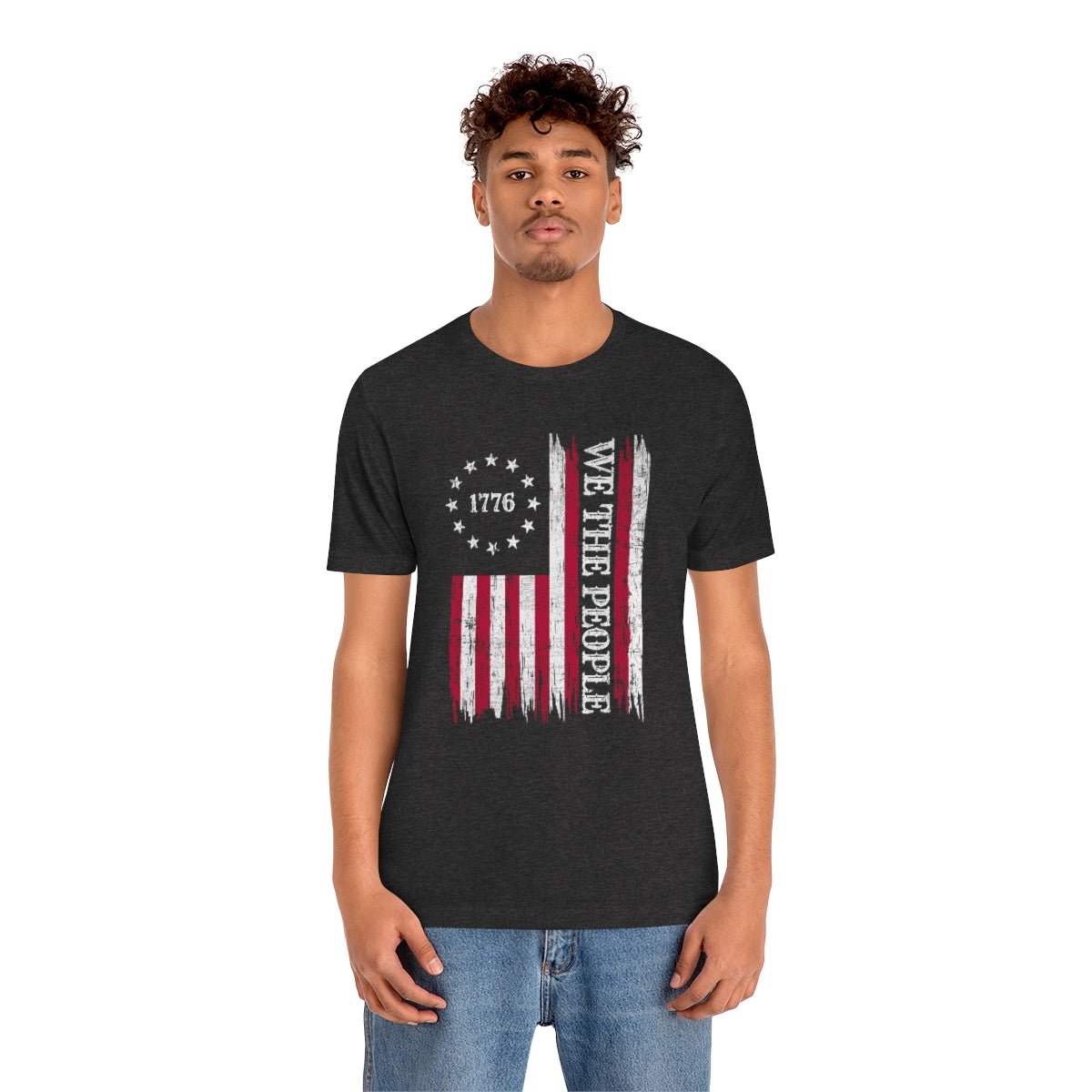 We the People Patriotic 4th of July Independence Day Flag Tshirt - We Love Your Gift