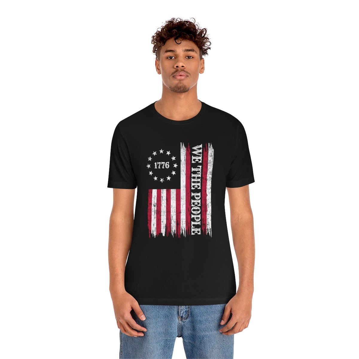 We the People Patriotic 4th of July Independence Day Flag Tshirt - We Love Your Gift