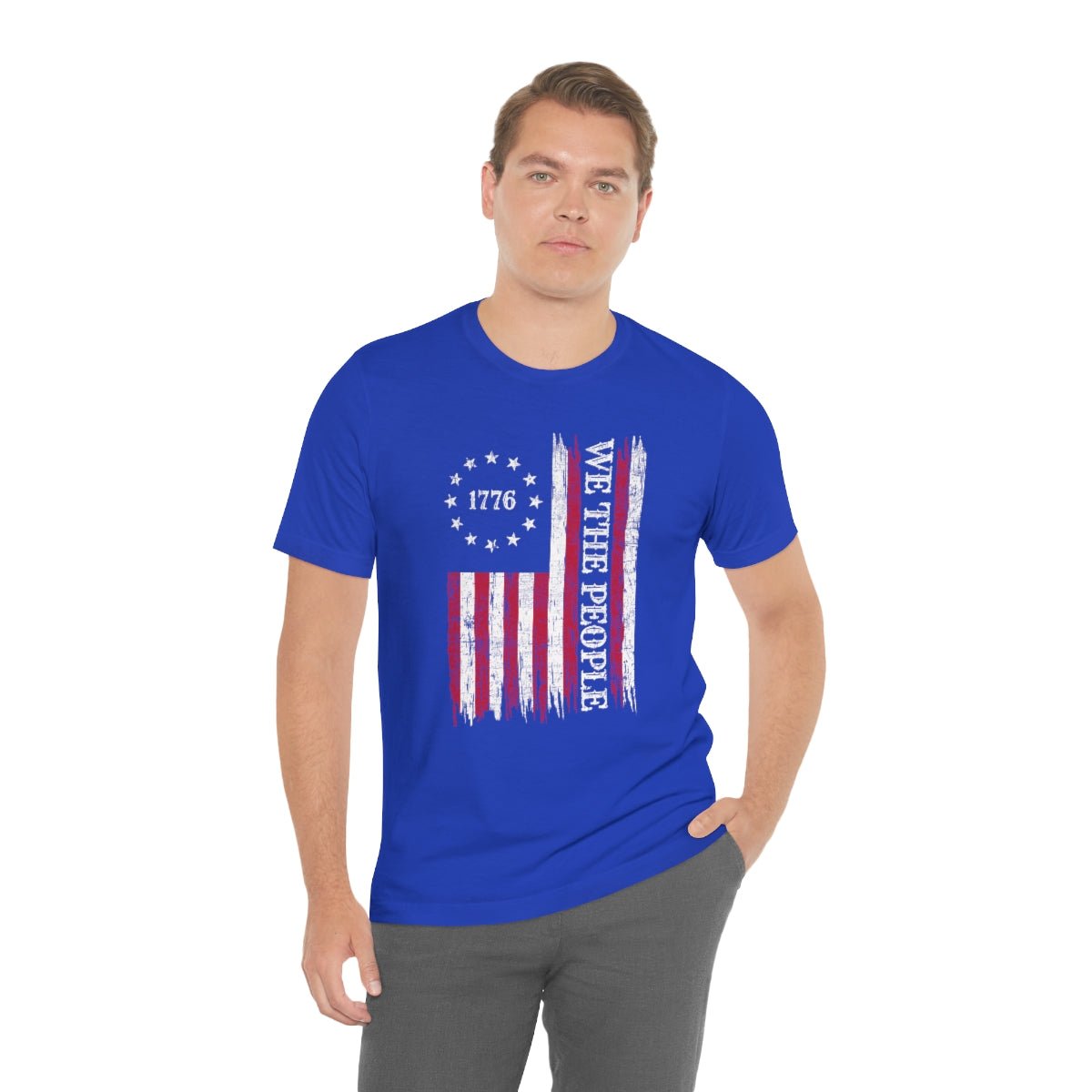 We the People Patriotic 4th of July Independence Day Flag Tshirt - We Love Your Gift