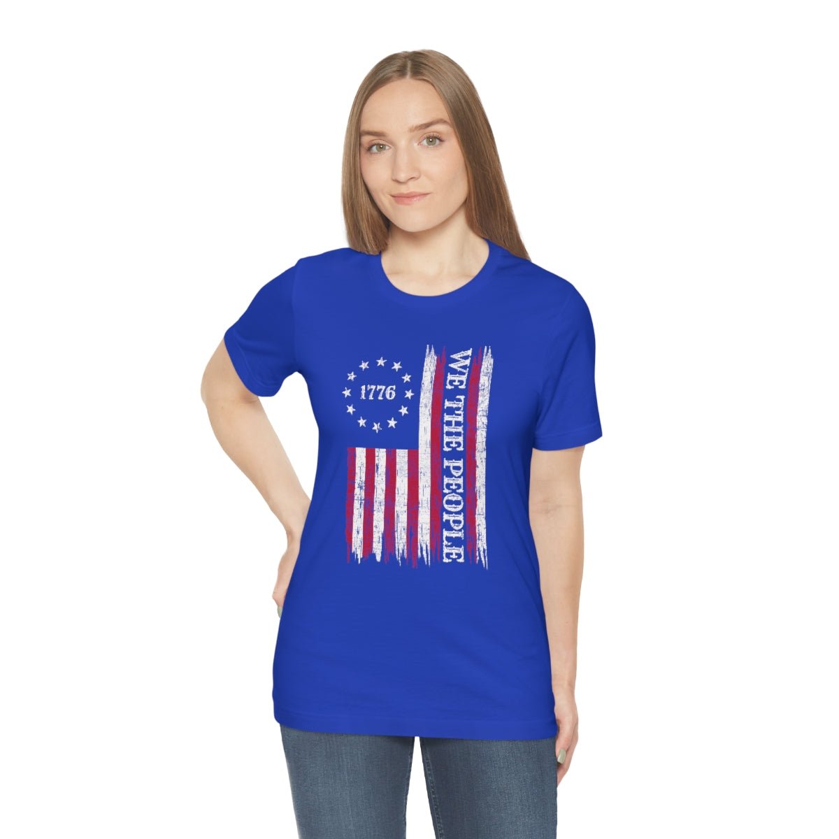 We the People Patriotic 4th of July Independence Day Flag Tshirt - We Love Your Gift