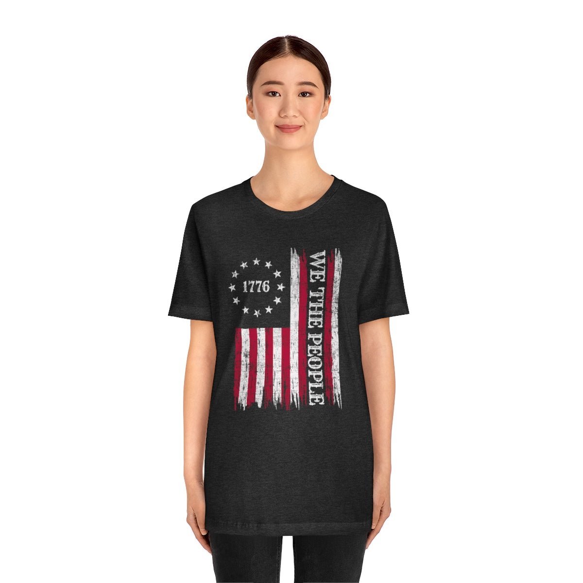 We the People Patriotic 4th of July Independence Day Flag Tshirt - We Love Your Gift