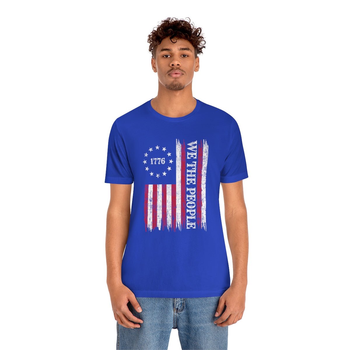 We the People Patriotic 4th of July Independence Day Flag Tshirt - We Love Your Gift