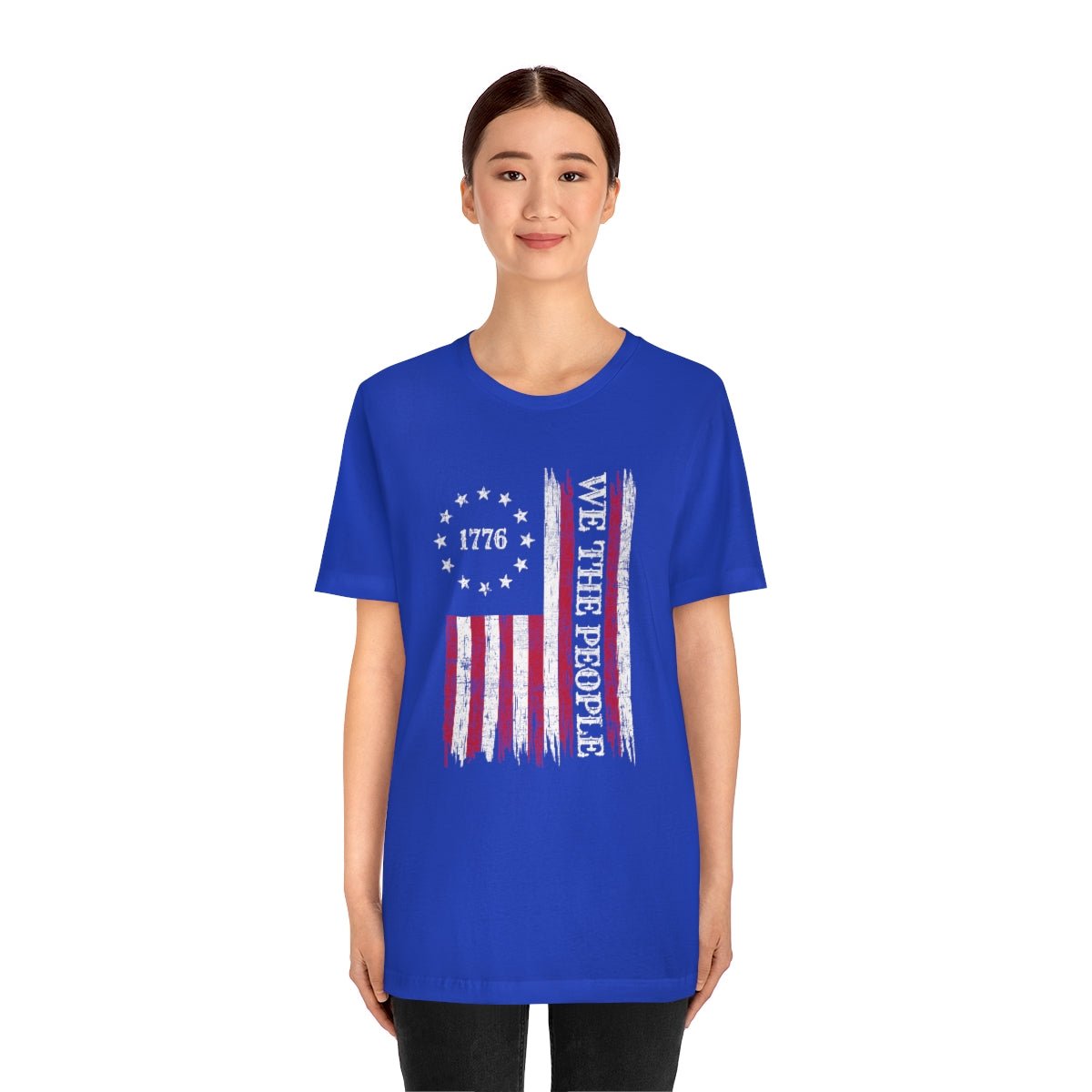 We the People Patriotic 4th of July Independence Day Flag Tshirt - We Love Your Gift