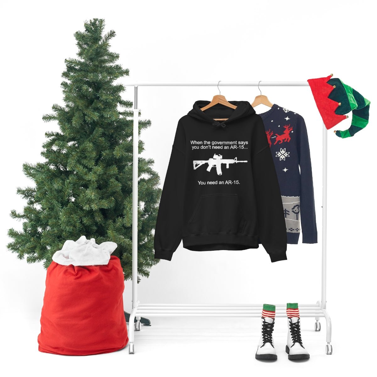 When the Government says You don't need an AR - 15 Hoodie - We Love Your Gift