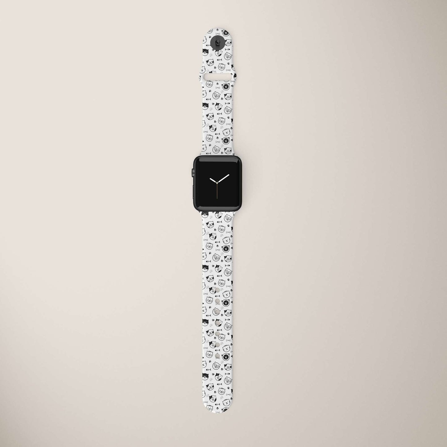 White Kitty Cat Apple Watch Band - We Love Your Gift