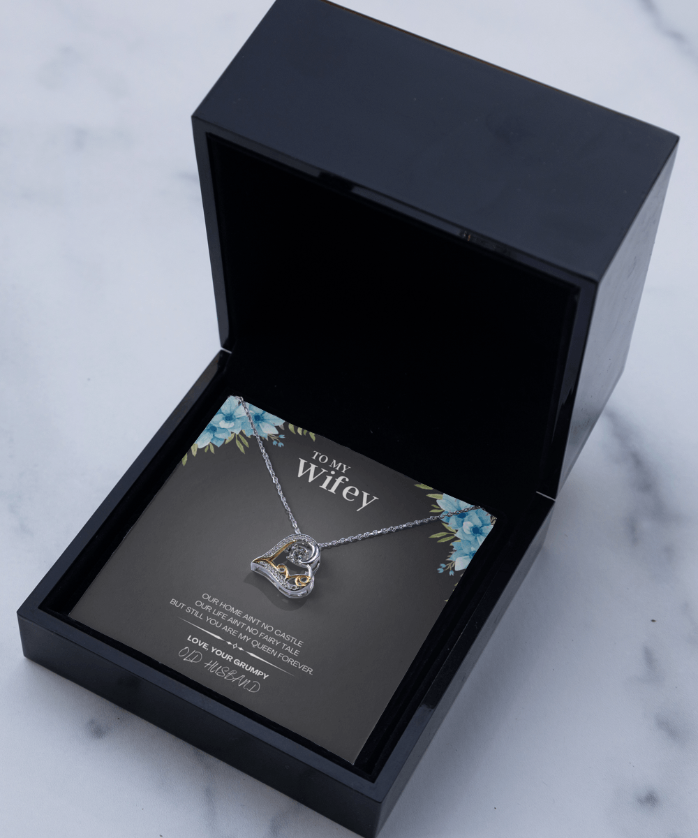 Wifey Necklace Jewelry Gift Idea with Message Card - We Love Your Gift