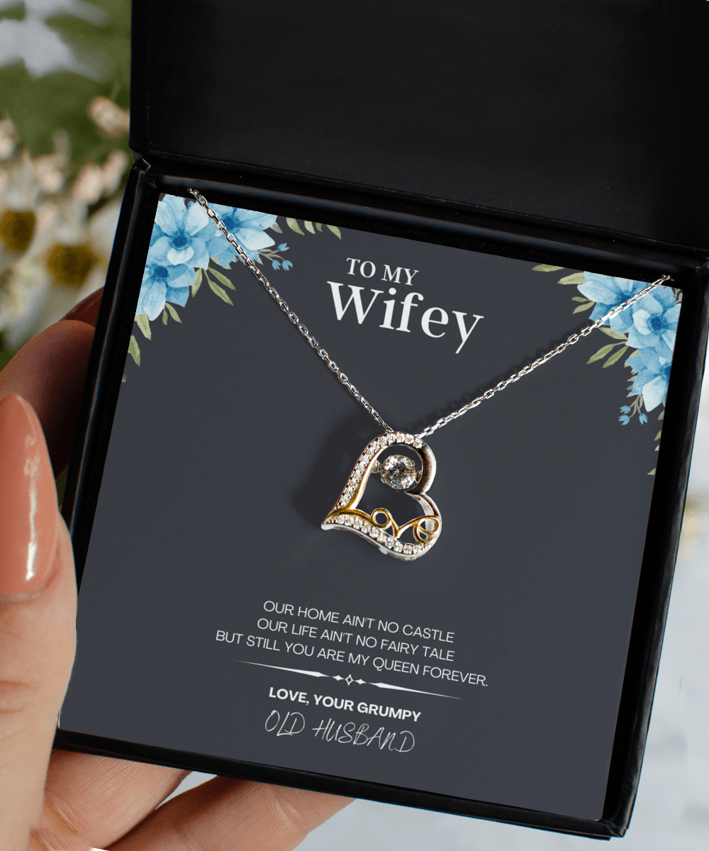 Wifey Necklace Jewelry Gift Idea with Message Card - We Love Your Gift