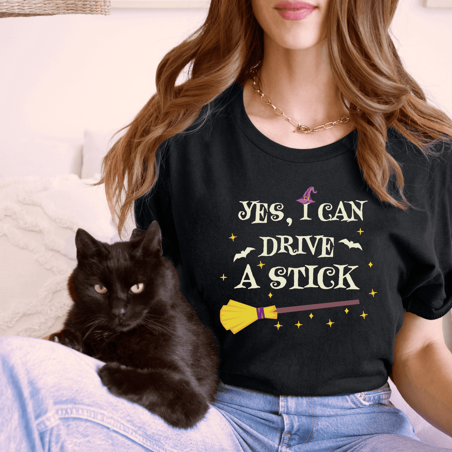 Yes I Can Drive a Stick Shirt for Halloween - We Love Your Gift